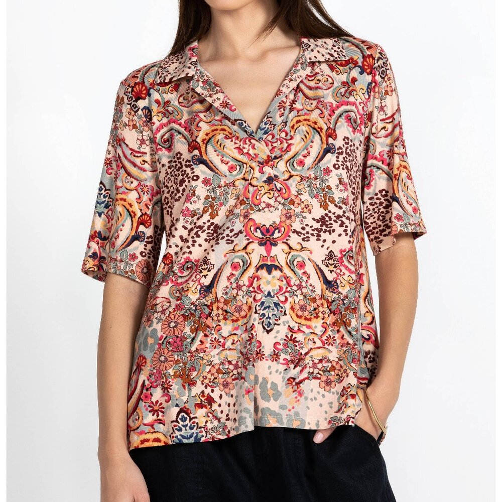 Jungle Paisley Polo Swing Tee
